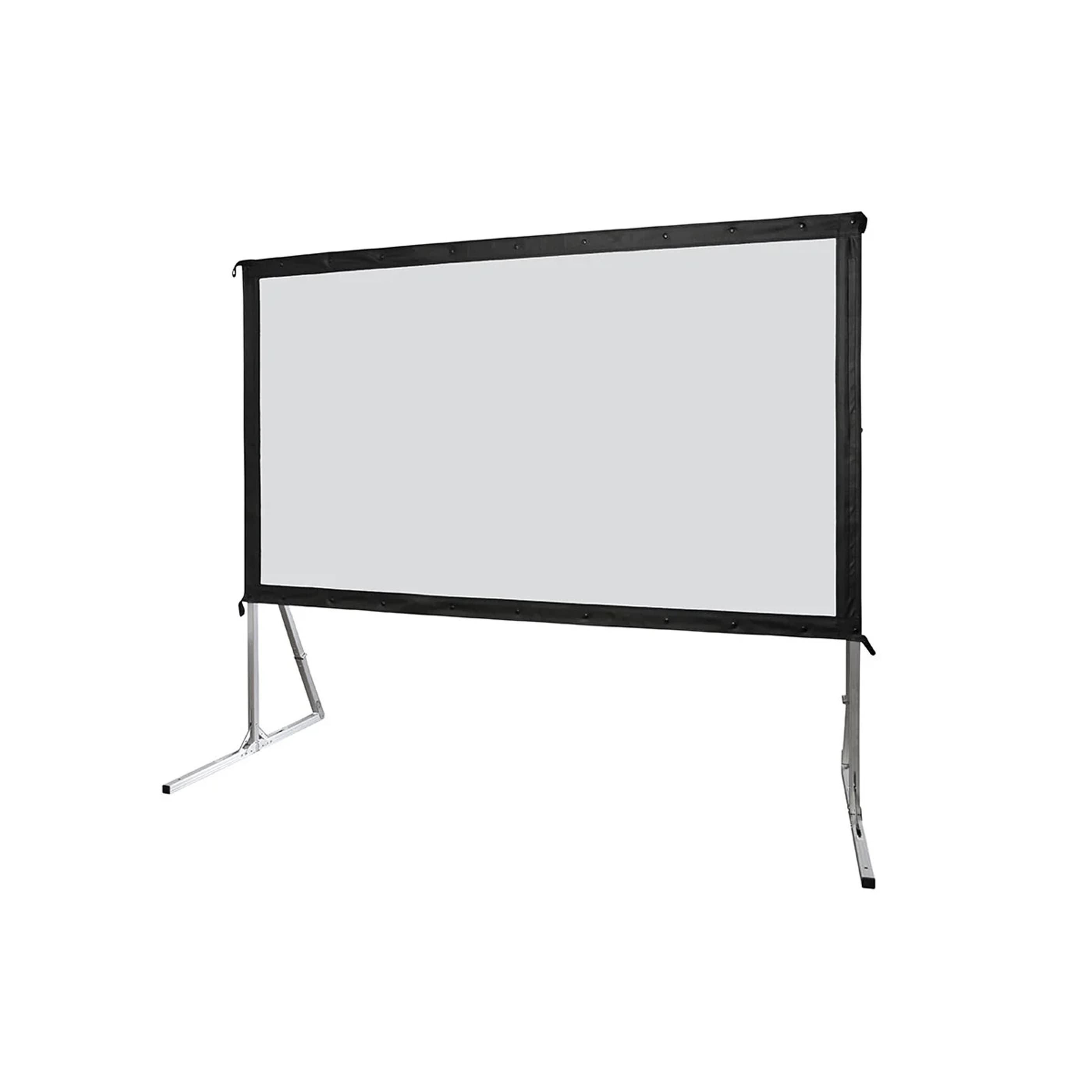 Projectiescherm vanaf de zijkant